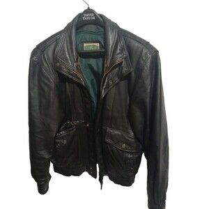 Outdoors Mens Size M Leather Jacket Vintage